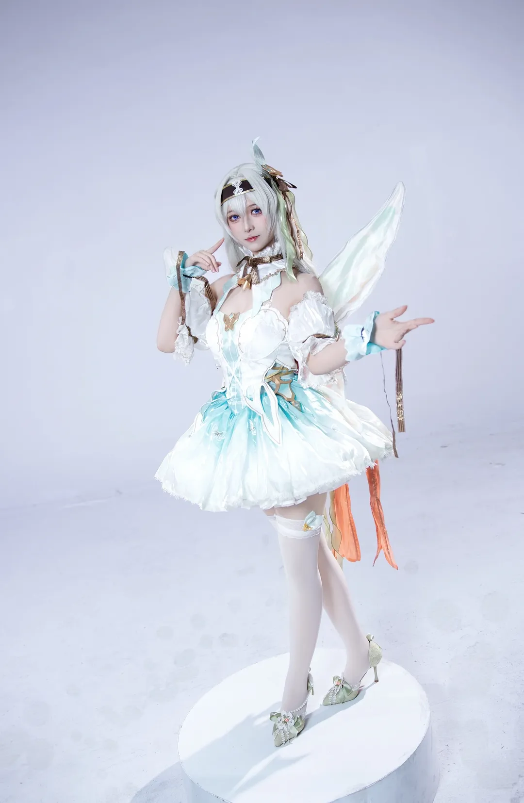 崩坏星穹铁道, 流萤cos, 二次元coser, 棚拍日常, 精灵公主cos - 第6张