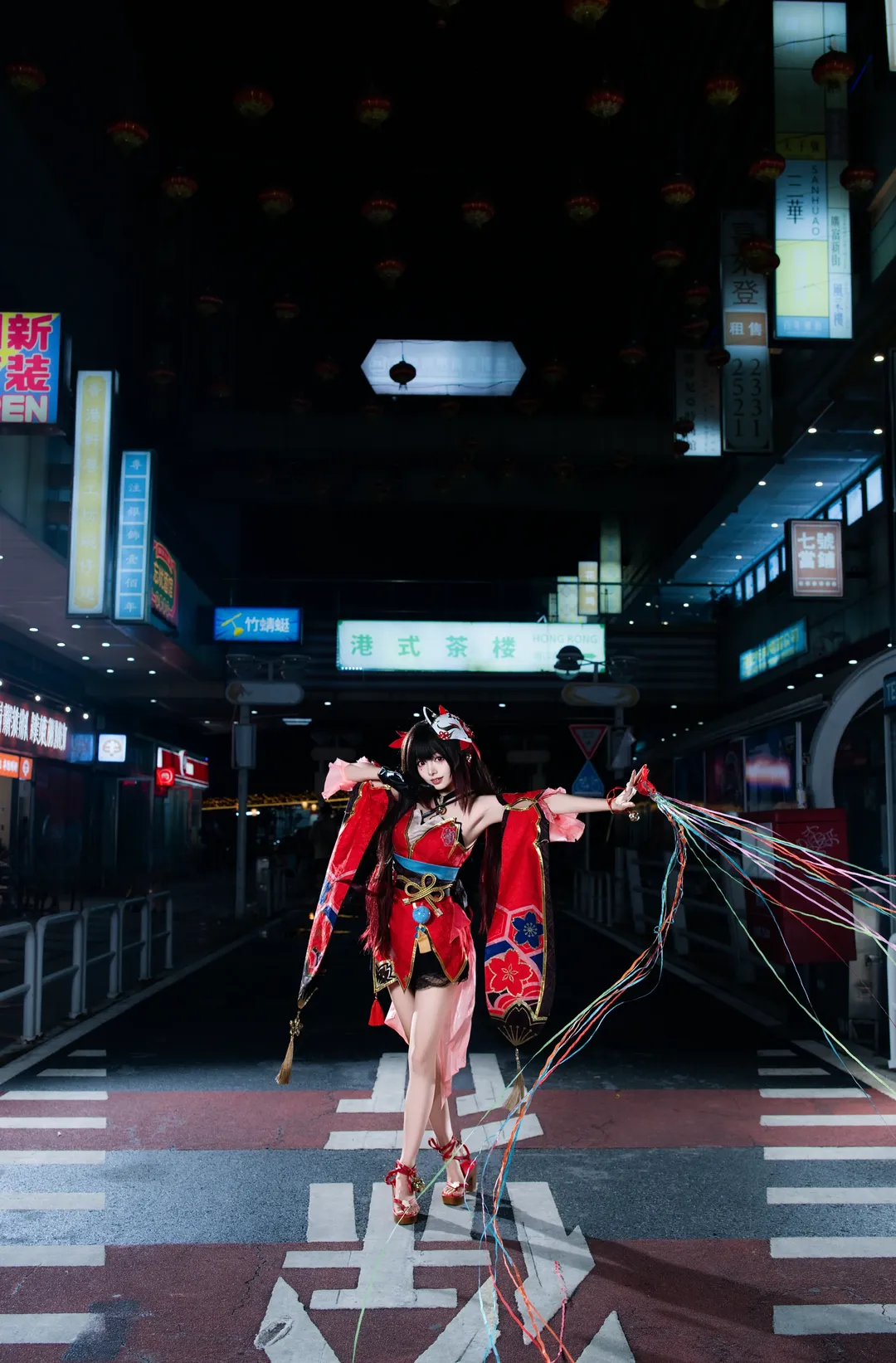 cosplay, 崩坏星穹铁道, 夜景拍摄, 花火cos, 佛山BGM一番街 - 第4张