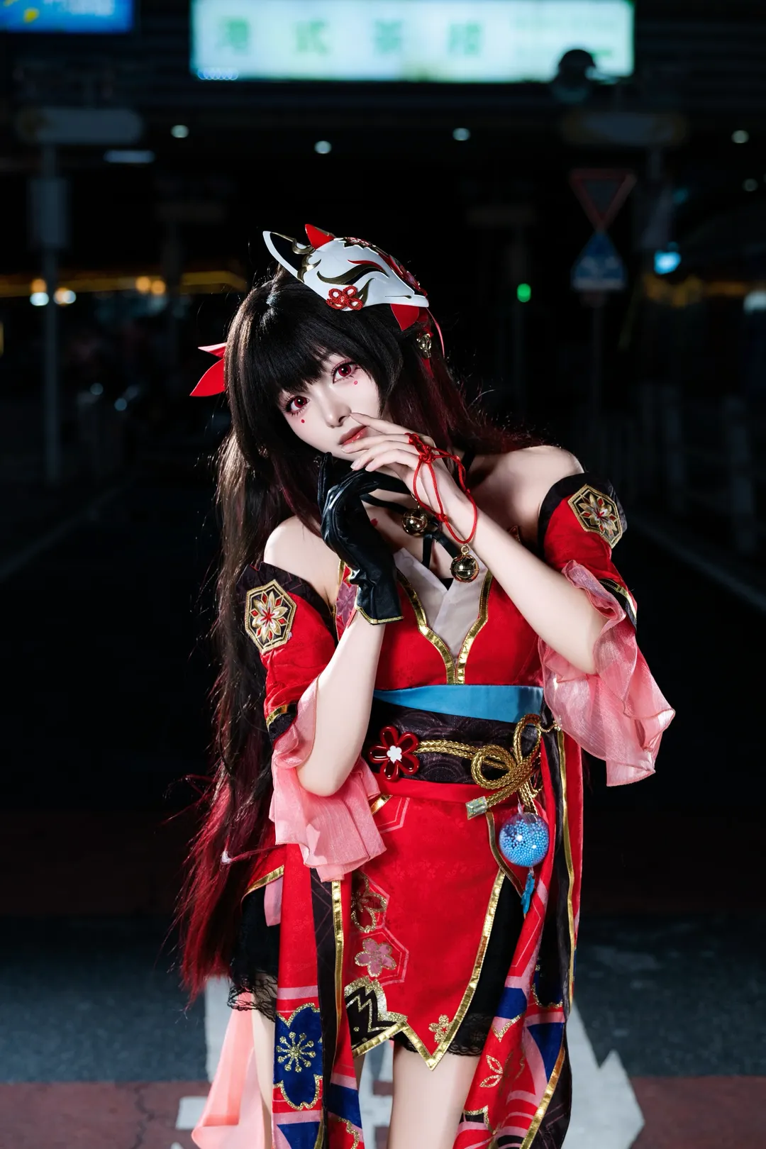cosplay, 崩坏星穹铁道, 夜景拍摄, 花火cos, 佛山BGM一番街 - 第5张