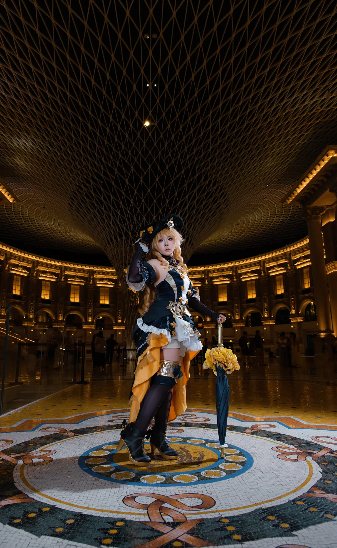 Genshin Impact, Cosplay photography, Navia cosplay, Foshan Louvre, Nikon