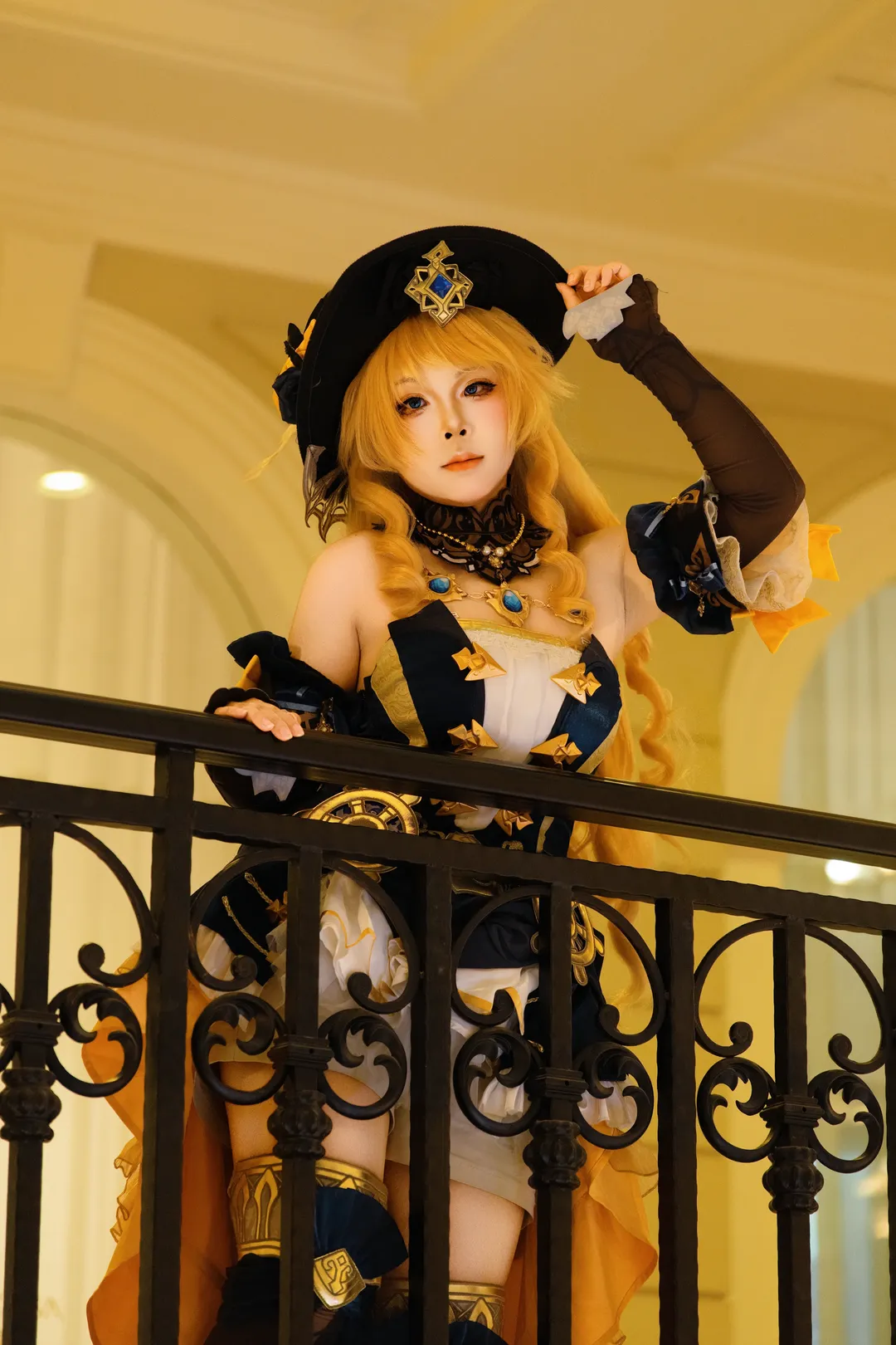 原神, cosplay摄影, 娜维娅cos, 佛山罗浮宫, 尼康 - 第5张