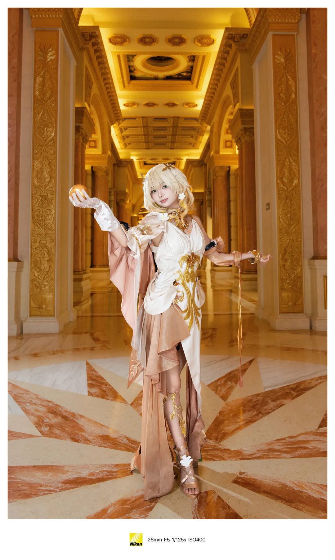 崩坏星穹铁道, cosplay场照, Coser日常, 阿格莱亚cos, 罗浮宫摄影