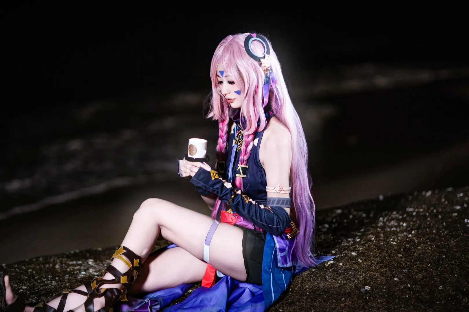 原神, 茜特菈莉cos, 黑曜石奶奶, 厦门cos, 海边cosplay - 第6张