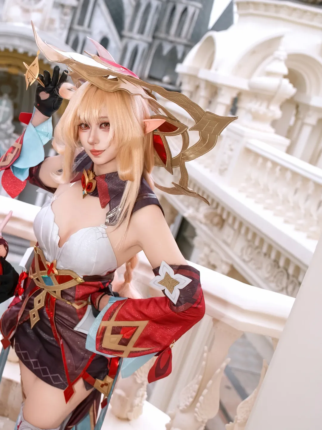 原神, キャラクター再現, クレー コスプレ, アリス, 二人コスプレ - 2枚目
