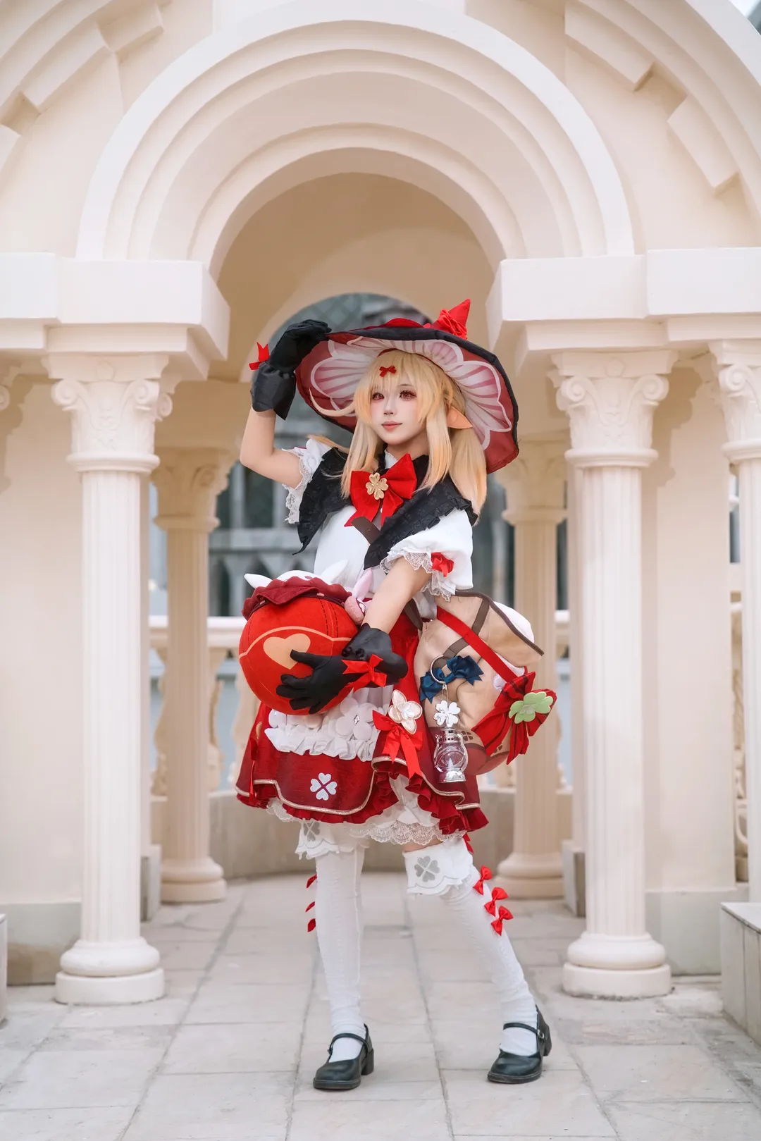 原神, キャラクター再現, クレー コスプレ, アリス, 二人コスプレ - 4枚目