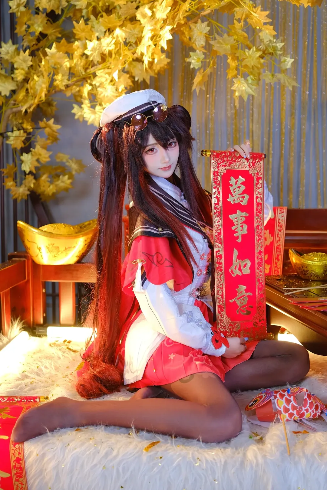 原神, 海灯节, Cosplay摄影, 胡桃cos, 元宵节 - 第1张