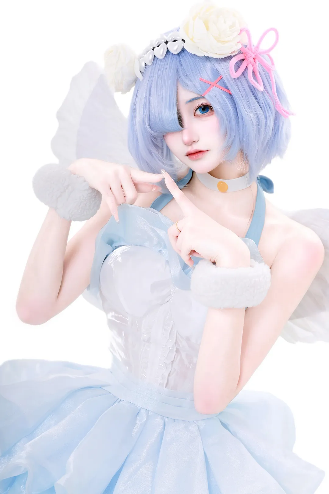 二次元, 蕾姆cos, 从零开始的异世界, cosplay摄影, 天使蕾姆 - 第1张