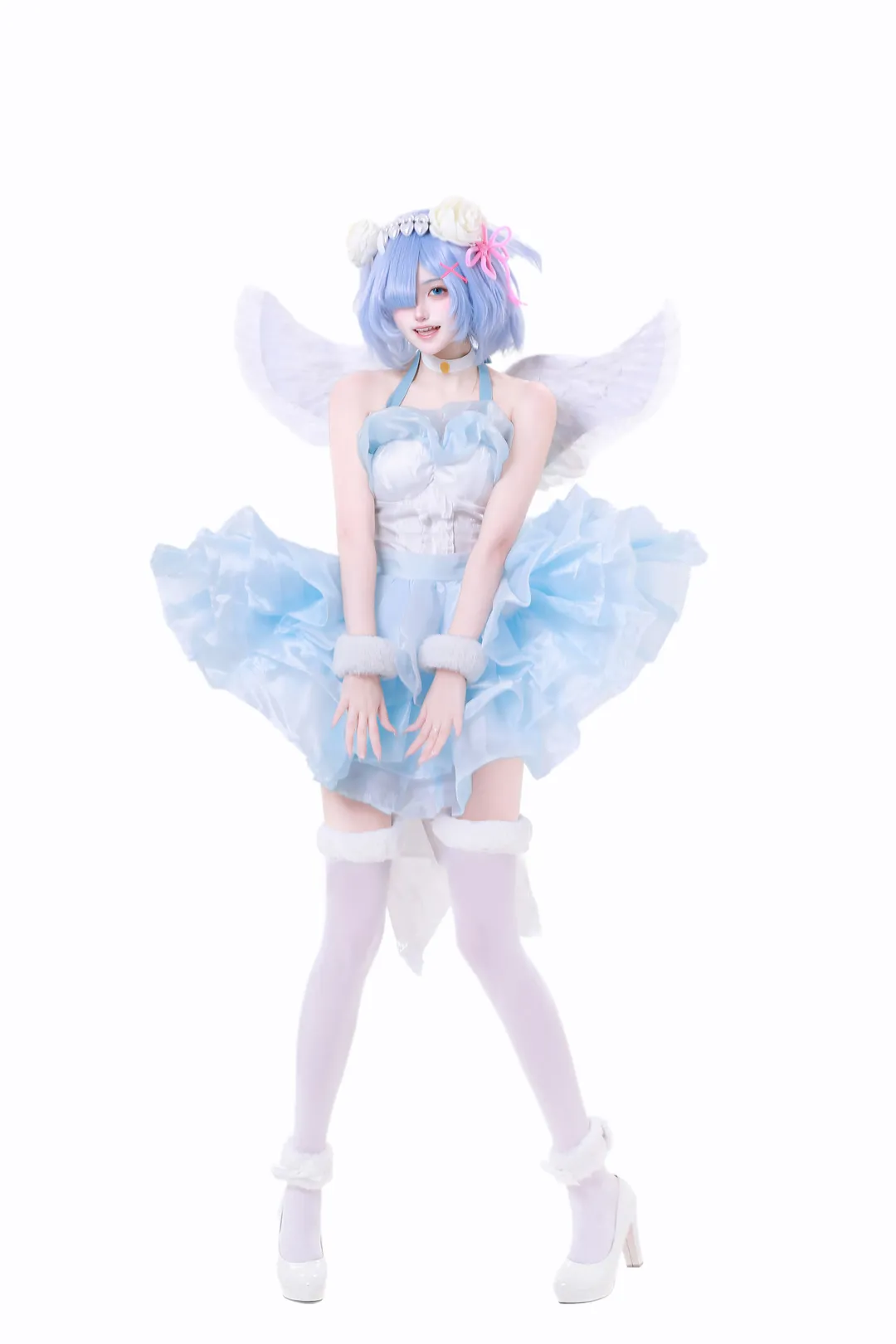 二次元, 蕾姆cos, 從零開始的異世界, cosplay攝影, 天使蕾姆