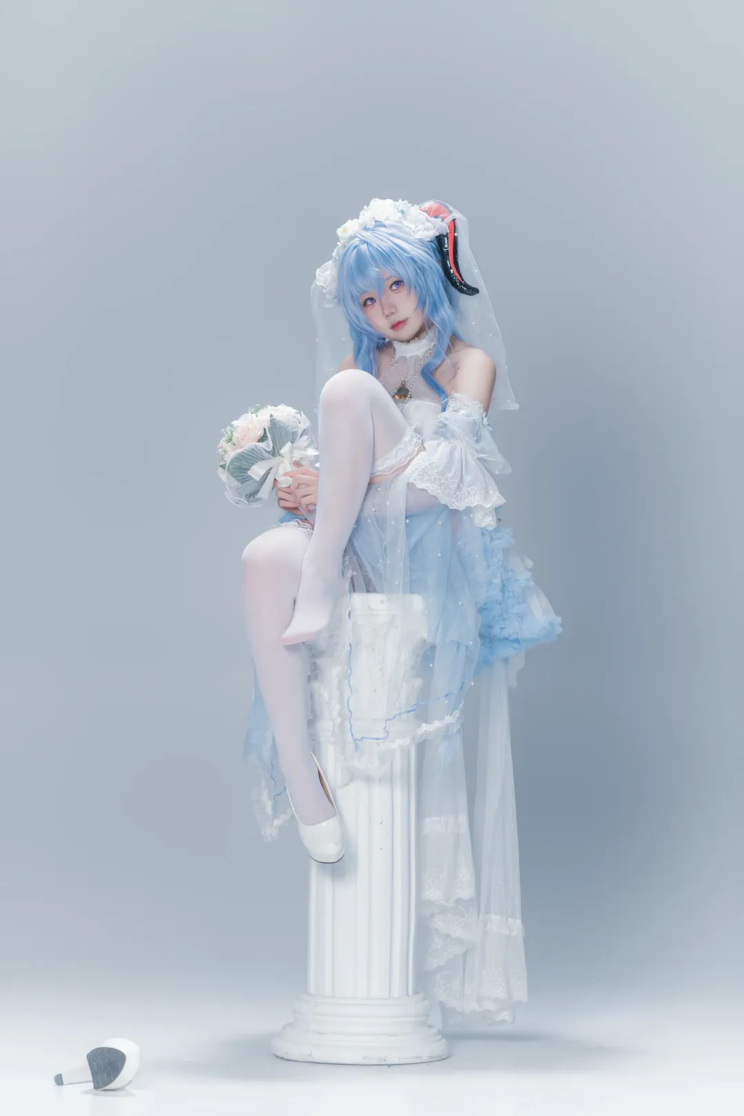 原神, キャラクター再現, 甘雨 コスプレ, 美的写真, オタク文化