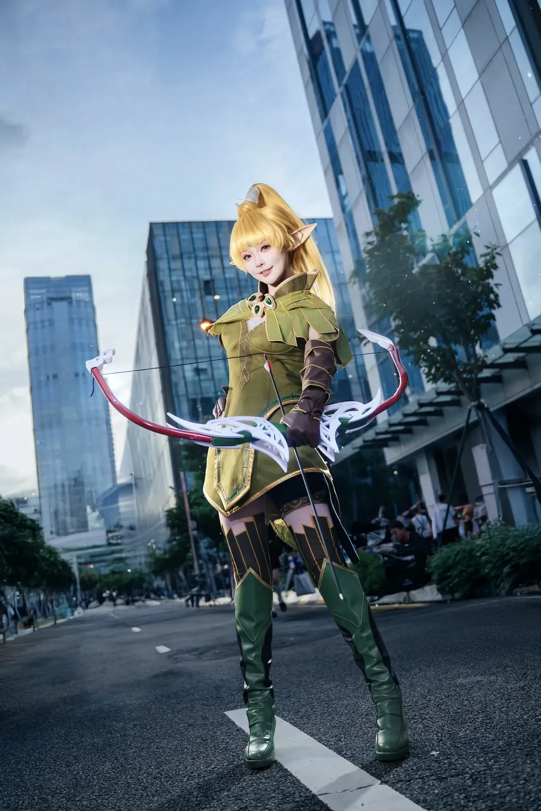 cosplay摄影, 广州CICF, 莉雅cos, 龙之谷, 精灵弓箭手 - 第2张