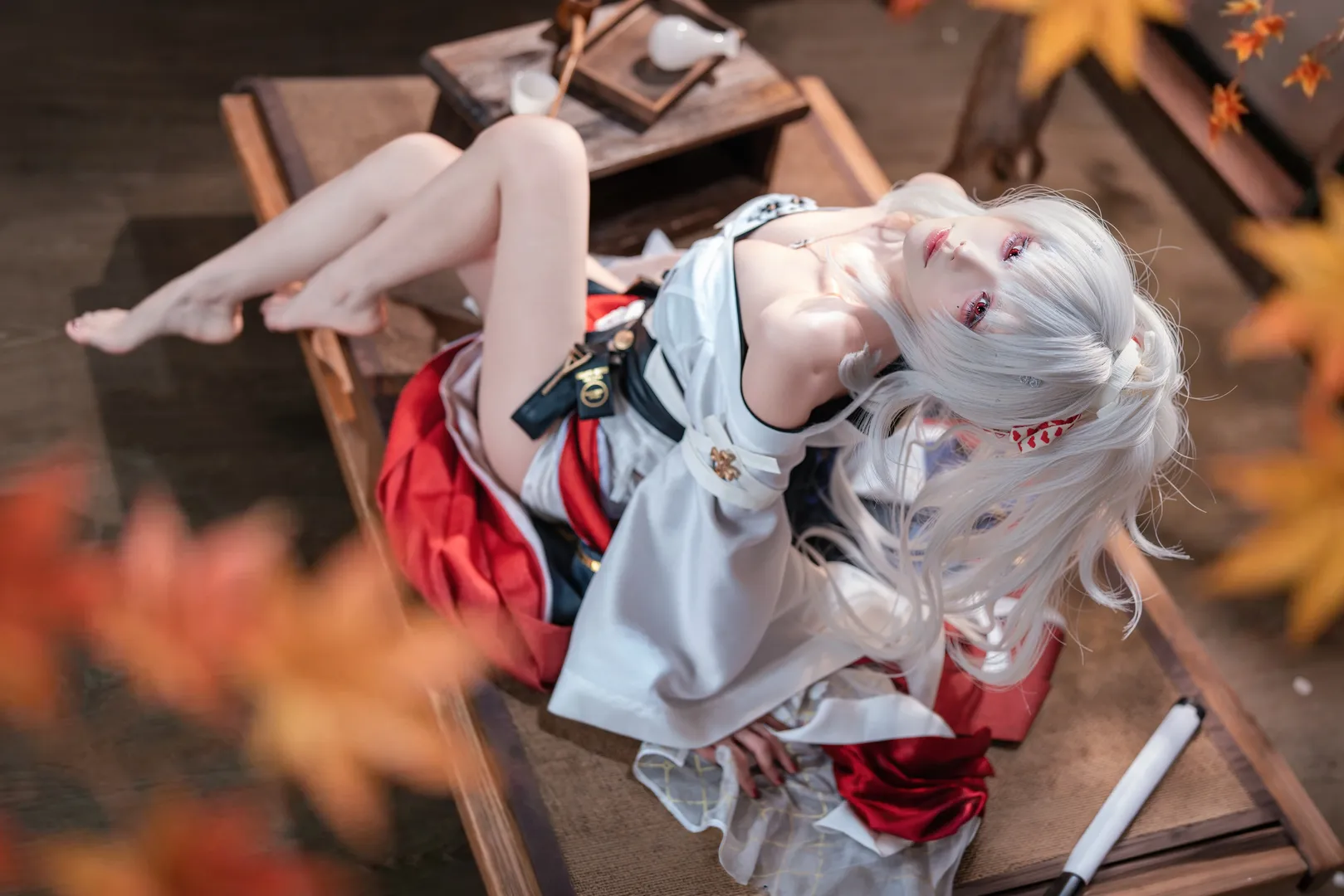 鸣潮, 和风摄影, 氛围感写真, 绯雪cos, cosplay棚拍 - 第2张