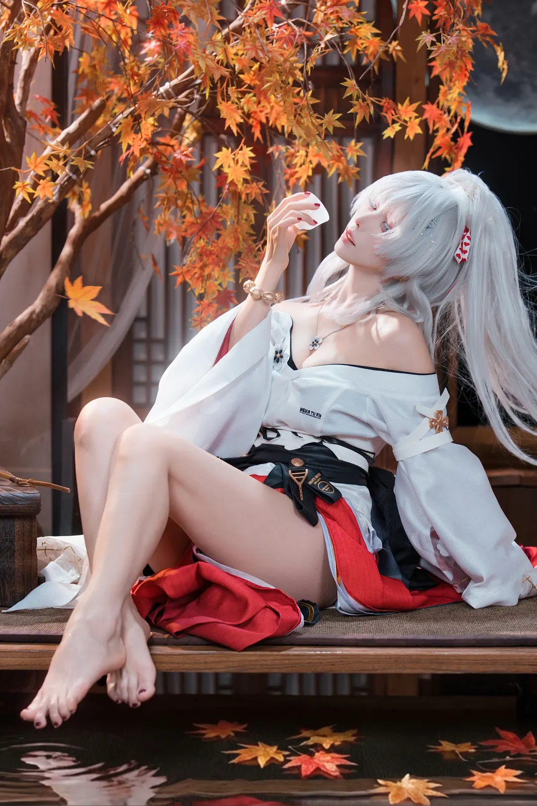 鸣潮, 和风摄影, 氛围感写真, 绯雪cos, cosplay棚拍 - 第3张