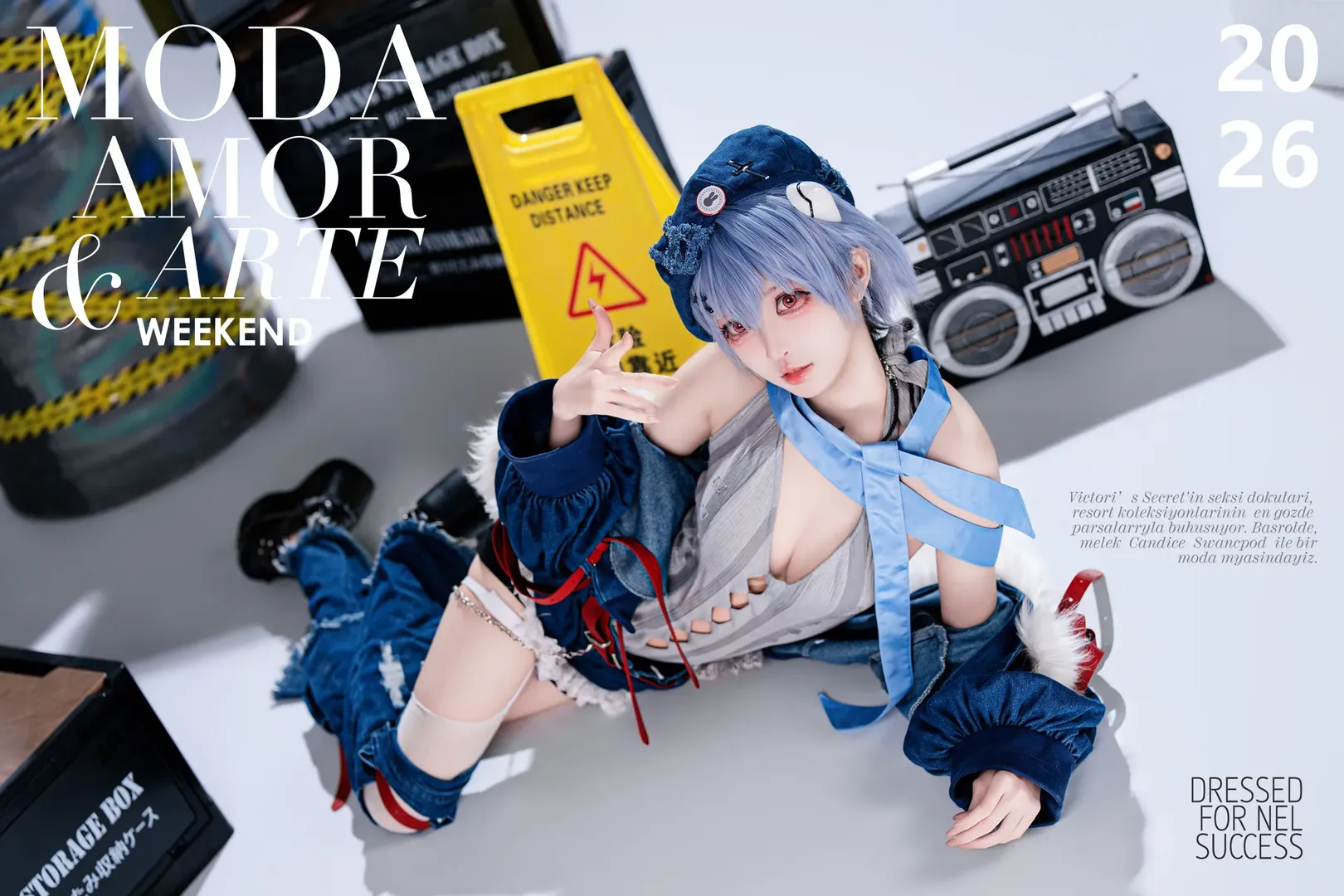 コスプレ, 綾波レイコスプレ, 新世紀エヴァンゲリオン, ロック風, 雑誌の表紙 - 9枚目