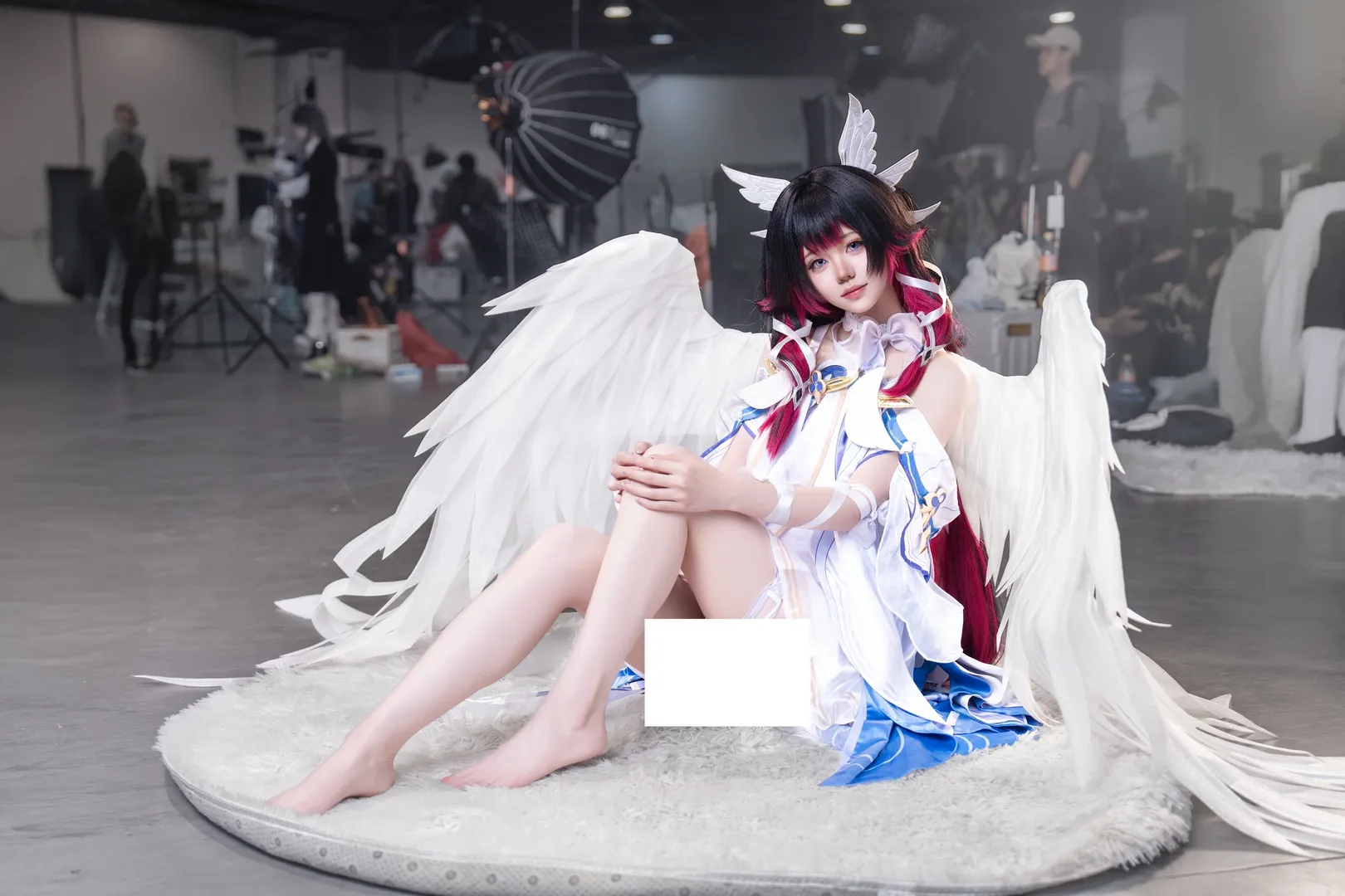 原神, 哥伦比娅cos, 二次元cosplay, 天使翅膀, 杭州国漫 - 第5张