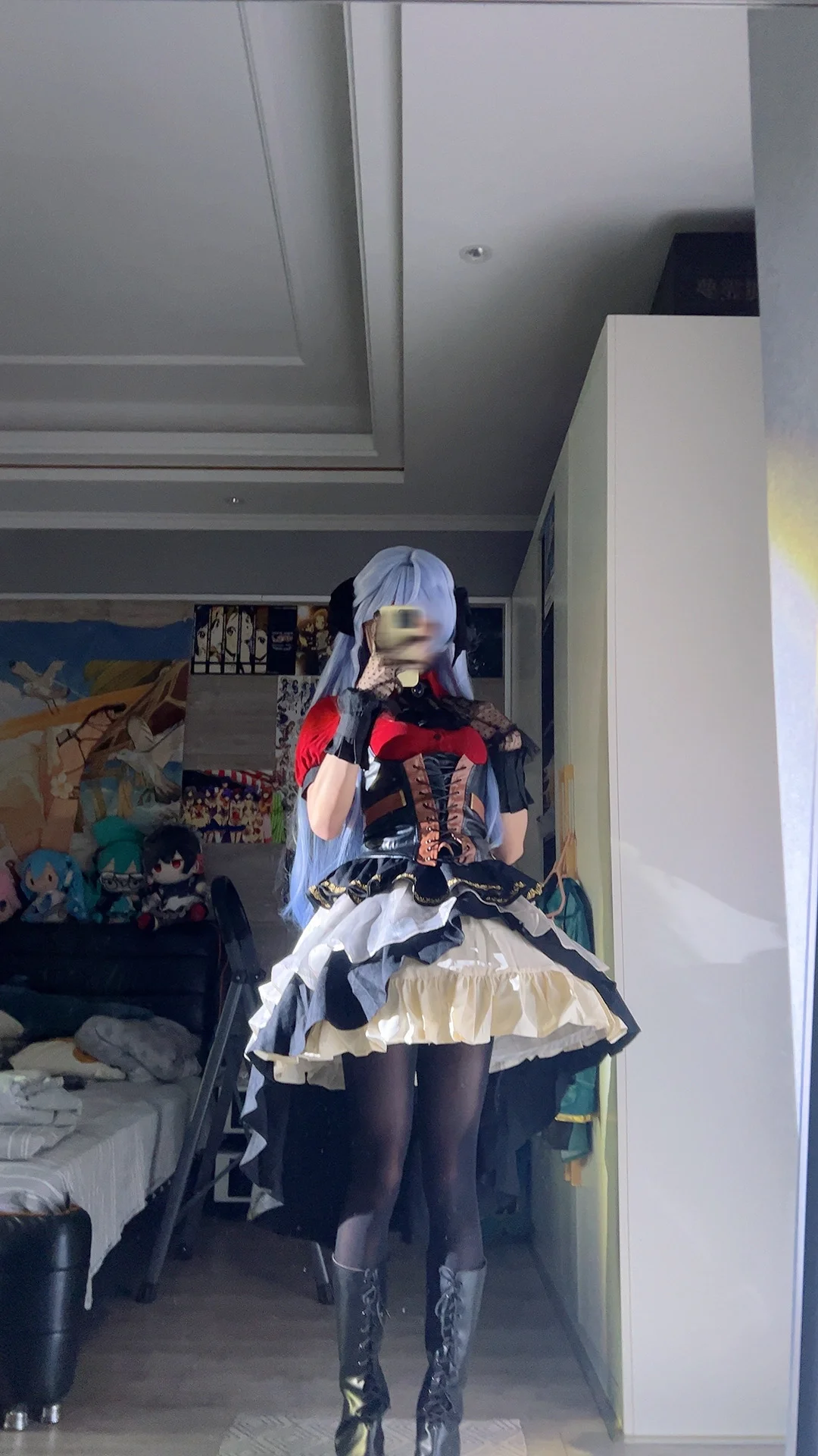 角色还原, 丰川祥子cos, 二次元cosplay, Ave Mujica, 舞台感穿搭 - 第4张