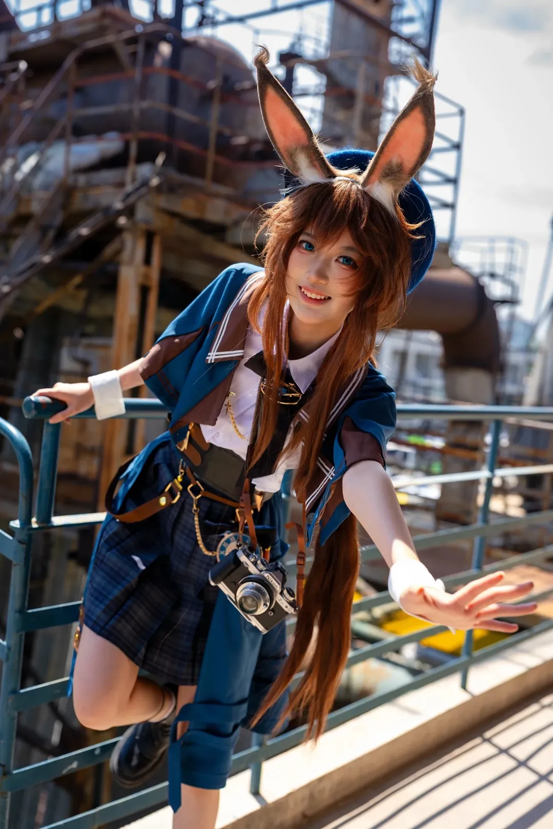 コスプレ, ロケーション撮影, アークナイツ, アーミヤ コスプレ, インダストリアルスタイル