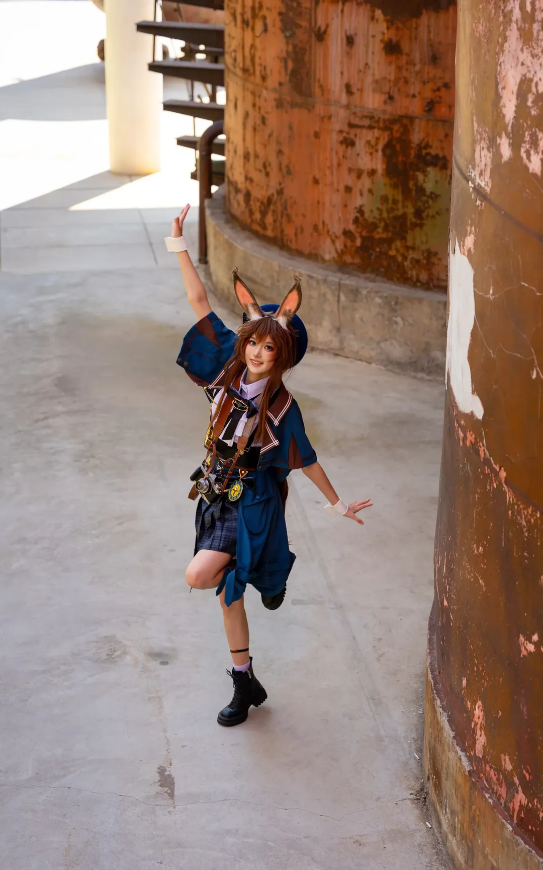 cosplay, 外景拍摄, 明日方舟, 阿米娅cos, 工业风 - 第4张