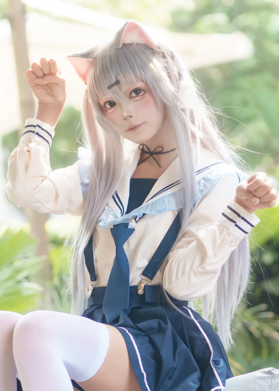 cosplay, 二次元少女, 户外摄影, 猫娘, 雪村千绘莉cos
