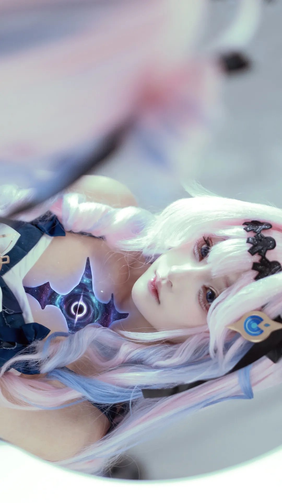 鸣潮, 达妮娅cos, 二次元摄影, cosplay正片, 幻彩假发 - 第2张