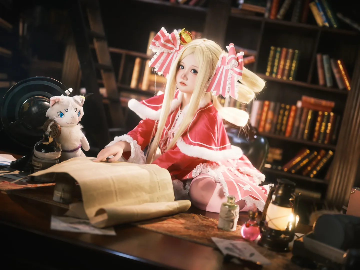 角色扮演摄影, 实景棚拍, 贝蒂cos, re0从零开始的异世界生活, 禁书库cos - 第6张
