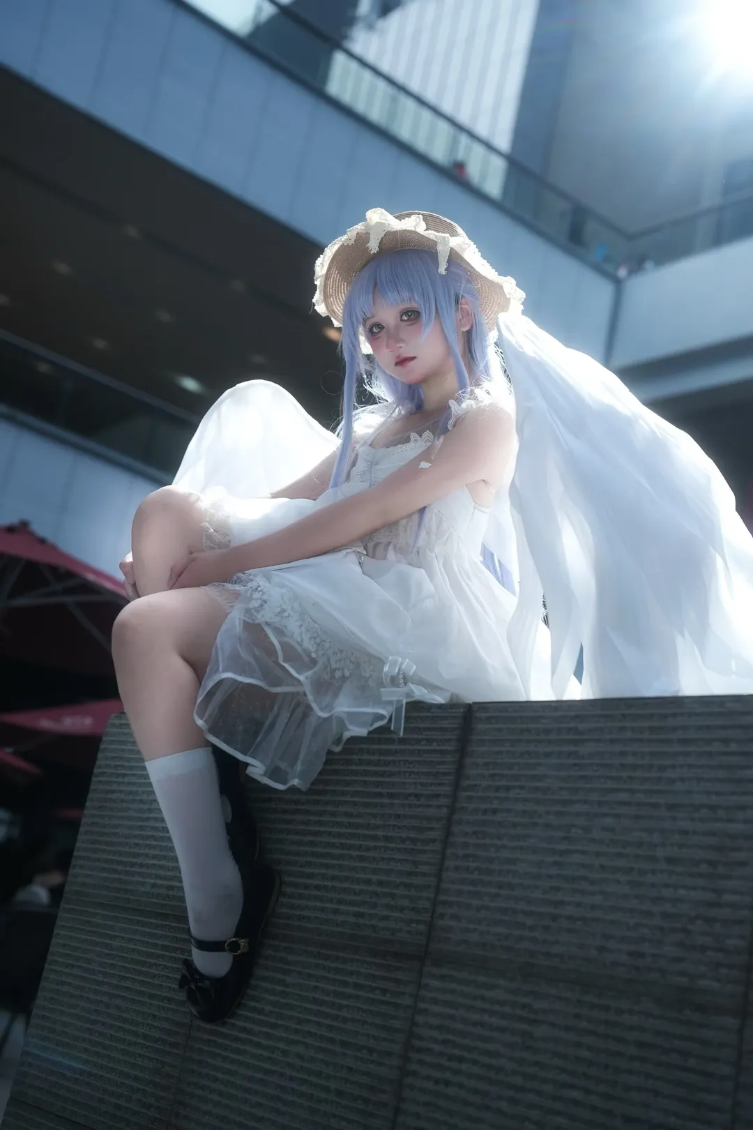 二次元コスプレ, 逆光撮影, 立華かなで コスプレ, エンジェルビーツ, CPSPアニメイベント - 1枚目