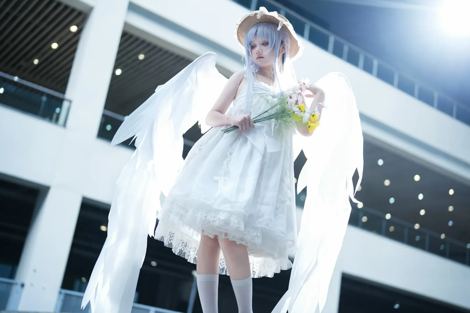 二次元cosplay, 逆光摄影, 立华奏cos, AngelBeats, CPSP漫展