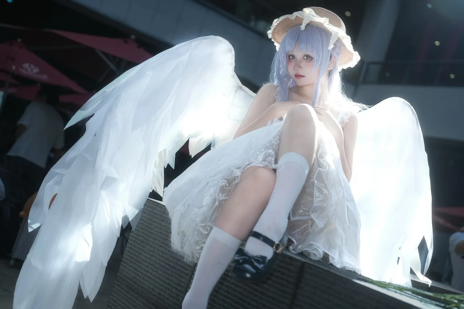 二次元コスプレ, 逆光撮影, 立華かなで コスプレ, エンジェルビーツ, CPSPアニメイベント - 3枚目
