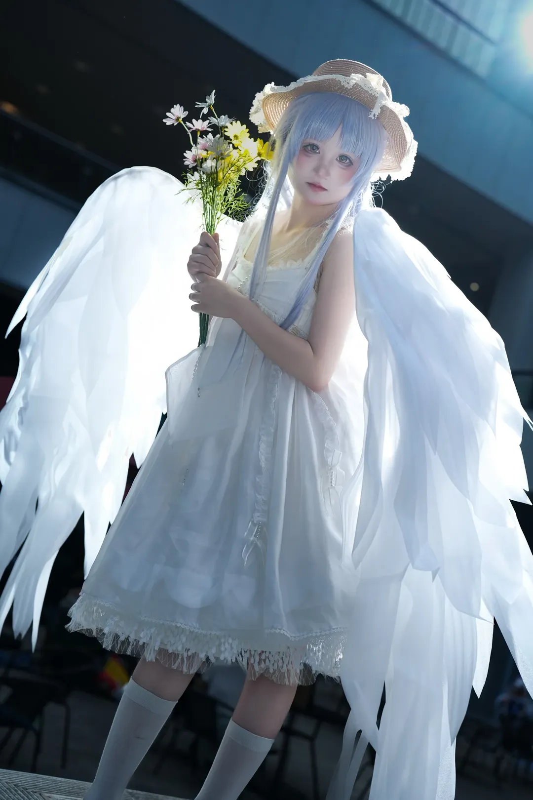 二次元コスプレ, 逆光撮影, 立華かなで コスプレ, エンジェルビーツ, CPSPアニメイベント - 4枚目