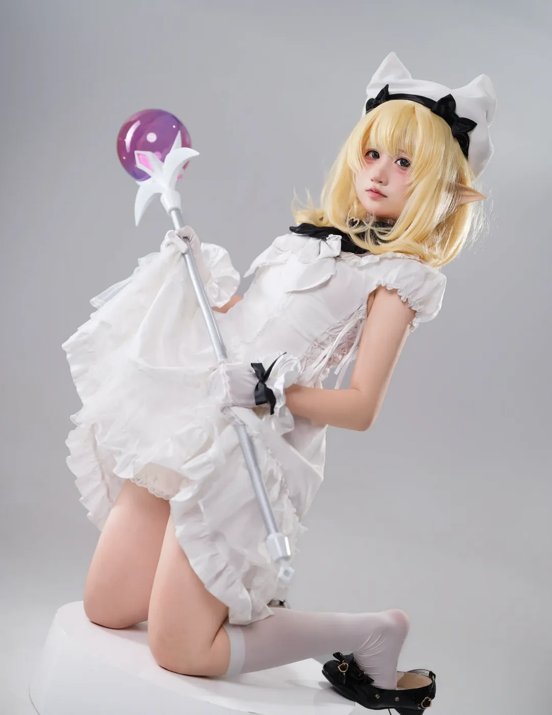 唯美写真, 角色扮演, 魔法少女, 诺艾尔cos, 爱丽丝的摇篮