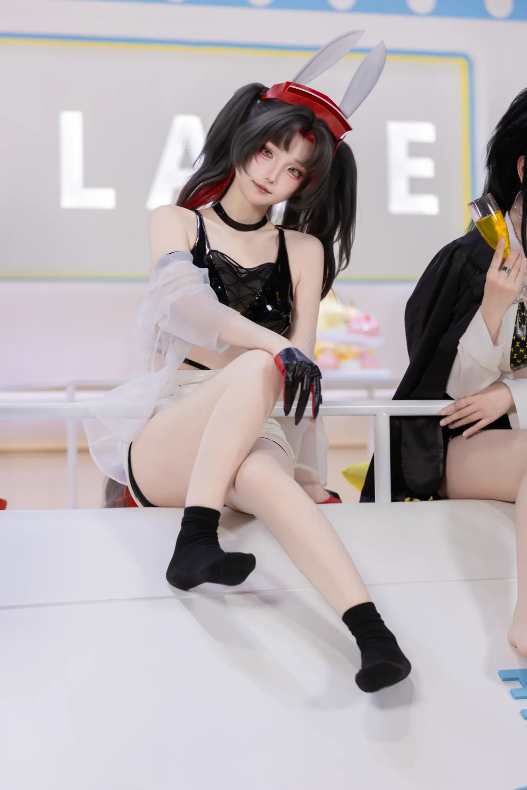 漫展场照, 二次元cosplay, 兔耳造型, 机能风穿搭, z52cos - 第6张