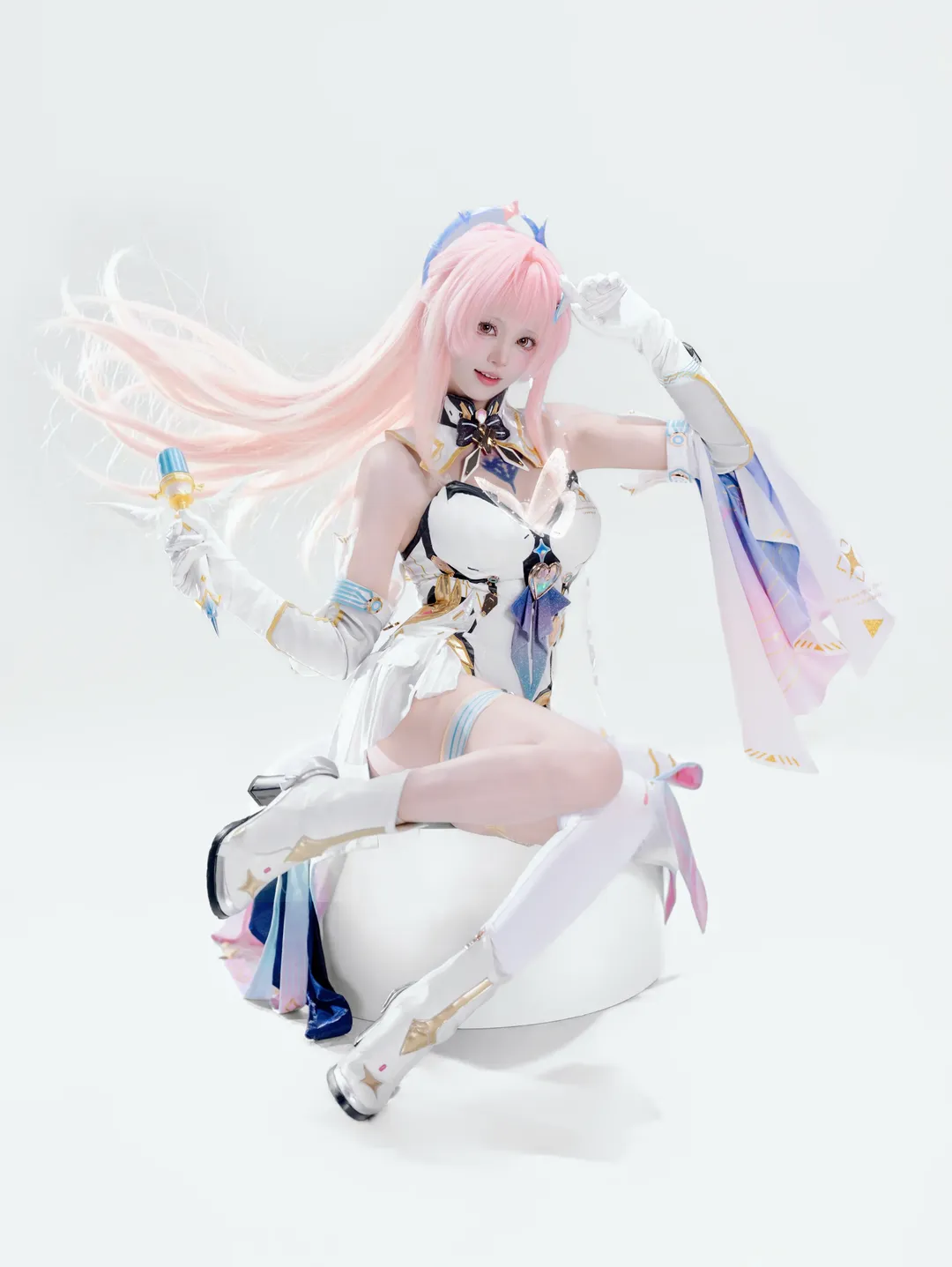 角色扮演, 鸣潮, 爱弥斯cos, 二次元cosplay, 舞台感穿搭 - 第4张