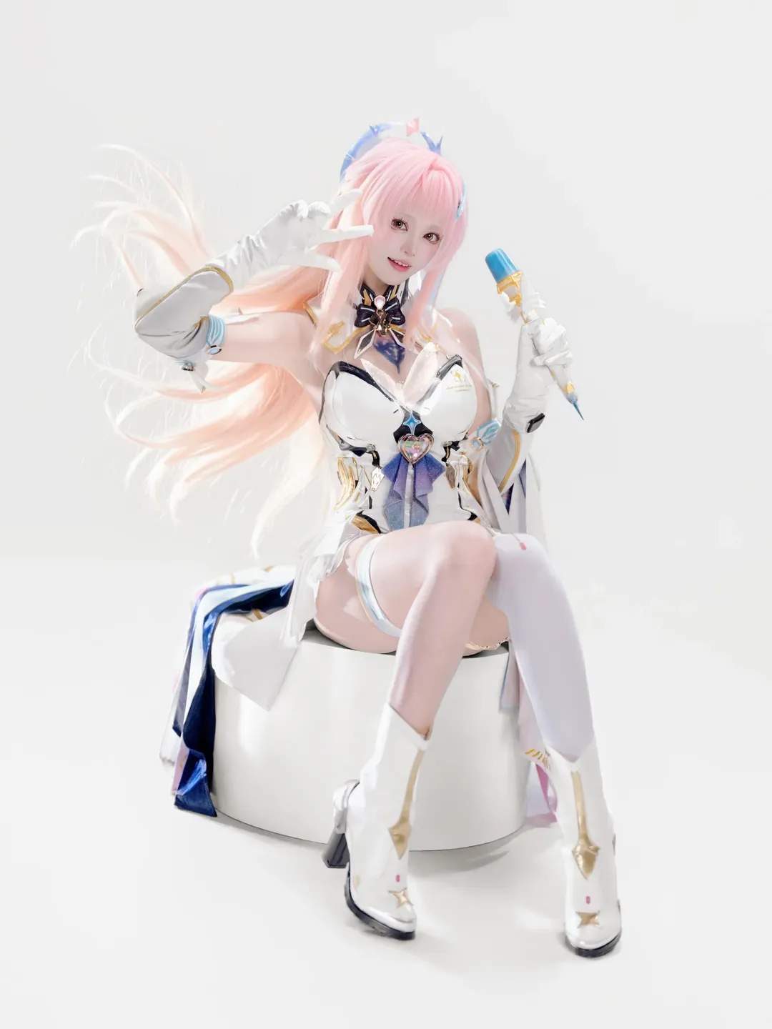 角色扮演, 鸣潮, 爱弥斯cos, 二次元cosplay, 舞台感穿搭 - 第6张
