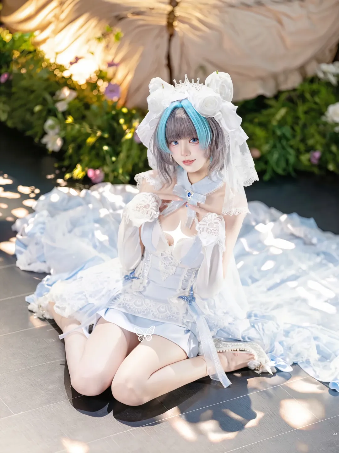 cosplay, 柴郡cos, 碧蓝航线, 花嫁, 梦幻风 - 第2张