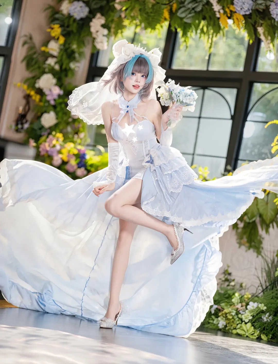 cosplay, 柴郡cos, 碧蓝航线, 花嫁, 梦幻风 - 第3张