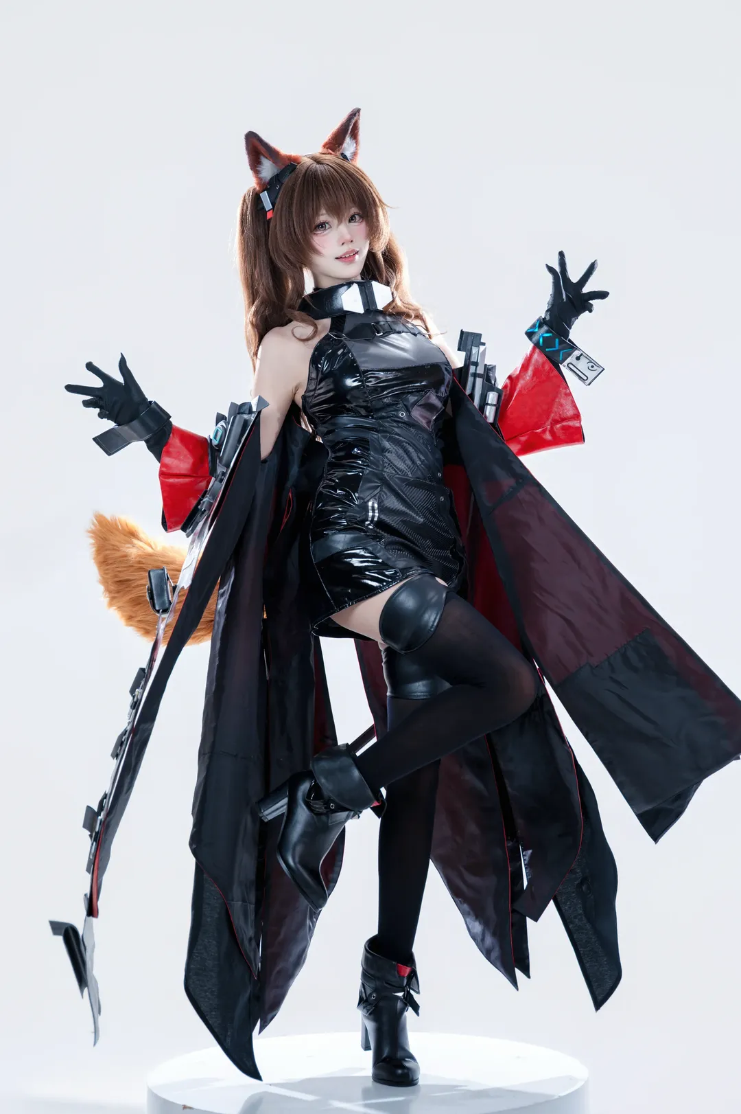 赛博朋克, 明日方舟终末地, 兽耳娘, 洁尔佩塔cos, 机械风cosplay - 第1张