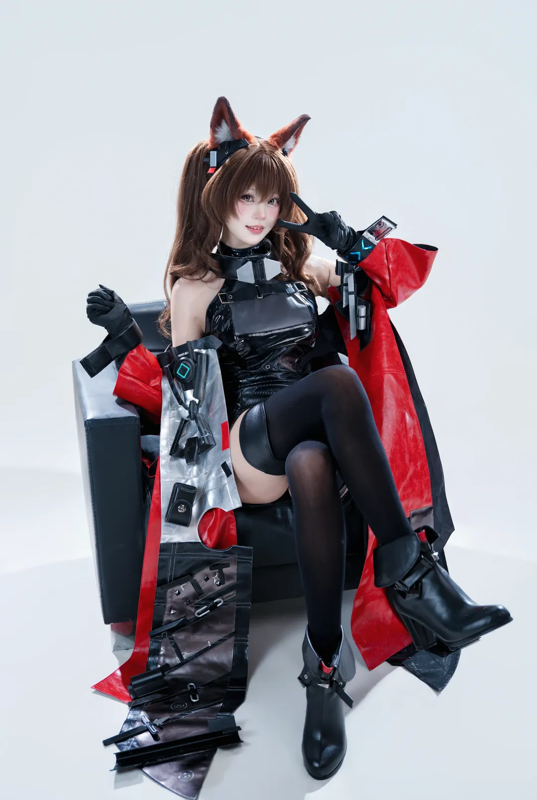 赛博朋克, 明日方舟终末地, 兽耳娘, 洁尔佩塔cos, 机械风cosplay - 第5张