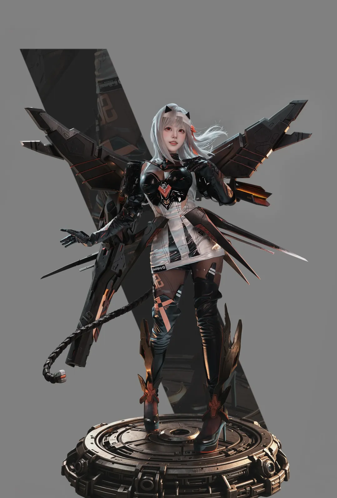 Cyberpunk, Anime cosplay, NIKKE, Modernia cosplay, Mecha Musume