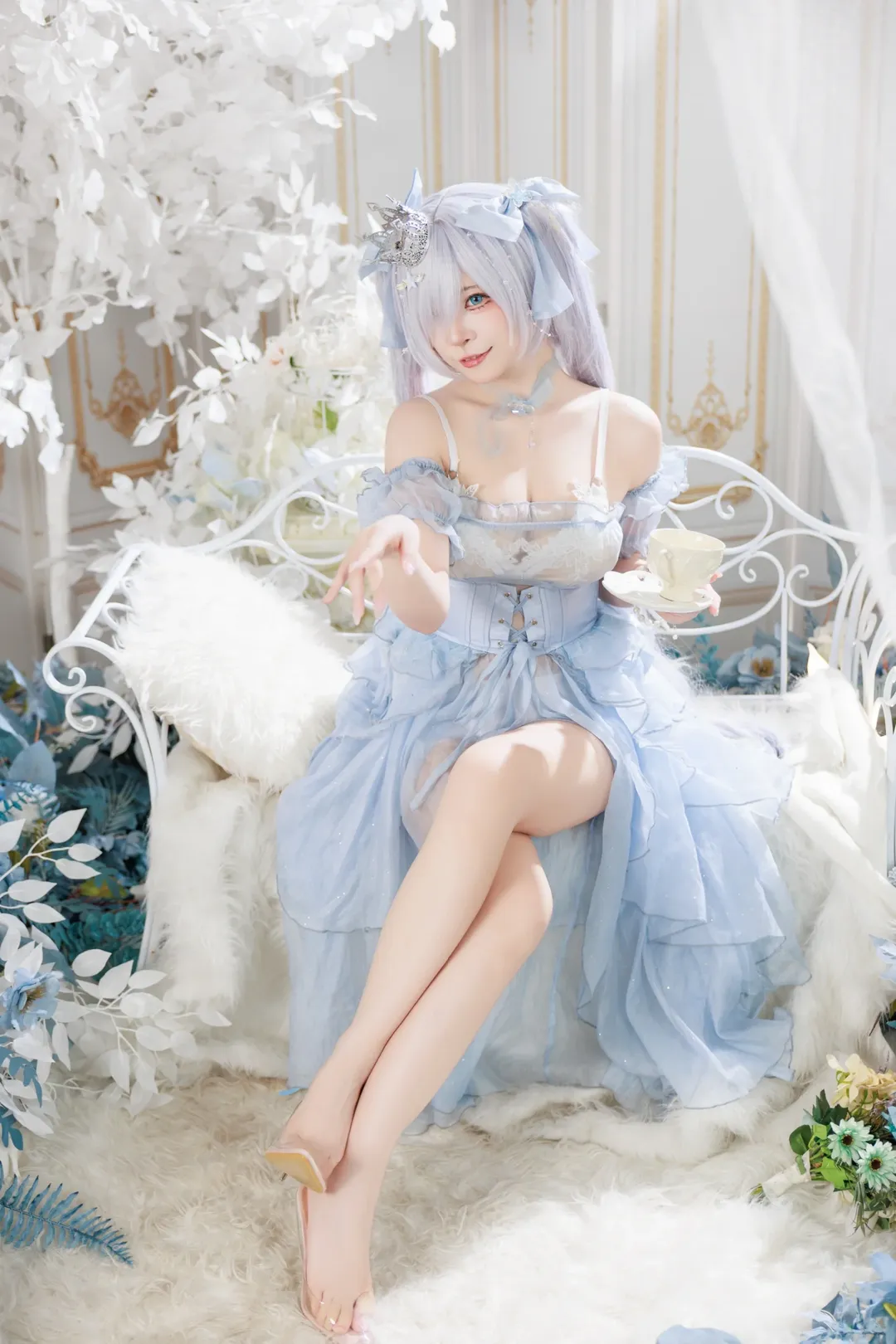 二次元摄影, 灰姑娘cos, 胜利女神Nikke, cosplay正片, 仙女风穿搭