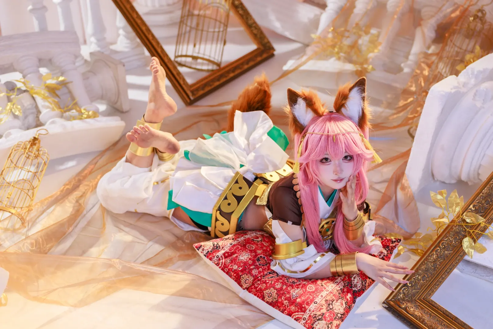 フェイト, コスプレ撮影, 獣耳娘, 玉藻の前 コスプレ, 神話礼装