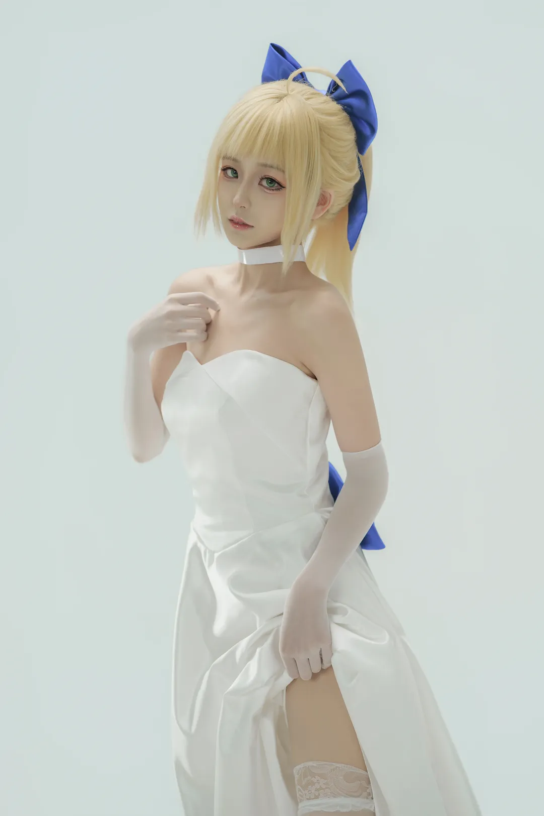Fate/Grand Order, 阿尔托莉雅cos, 白裙, 吾王, Fatecosplay
