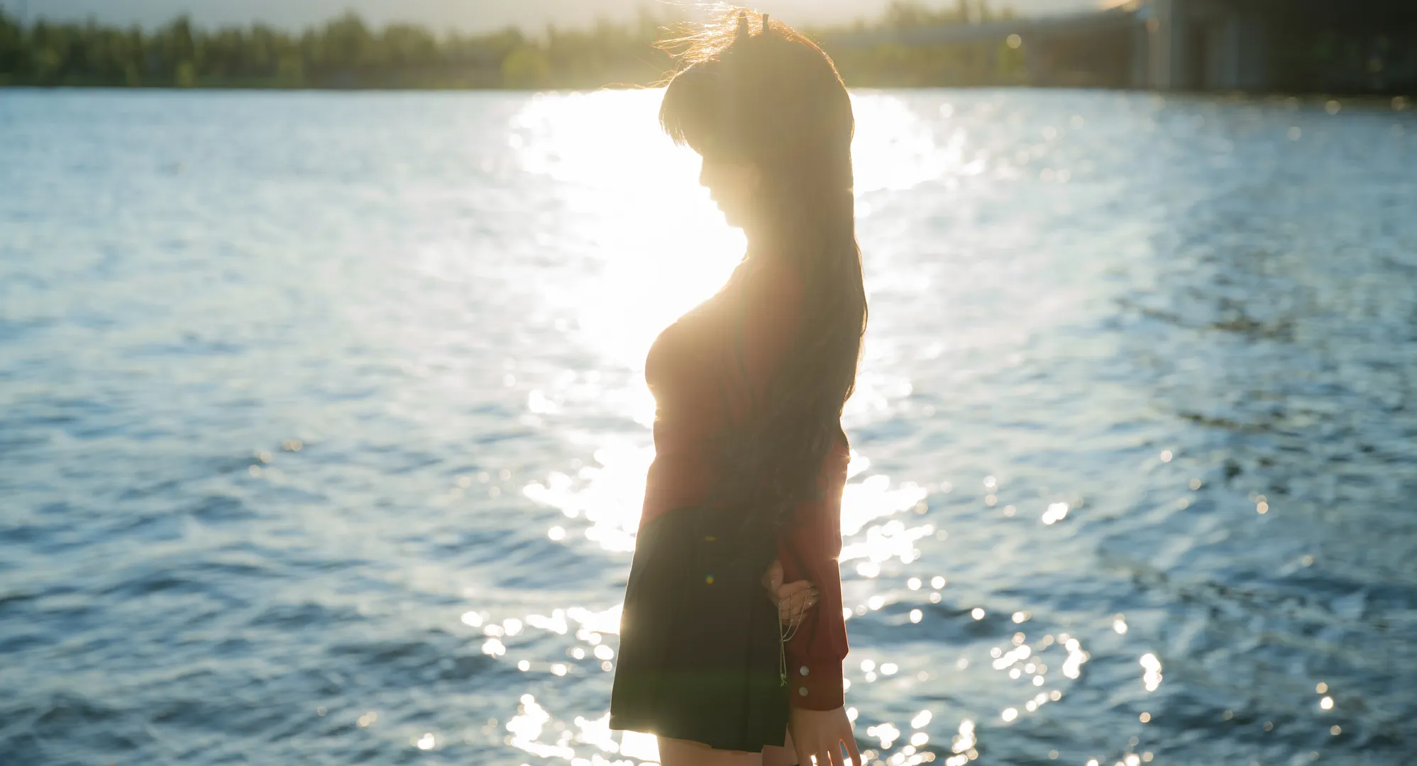 cosplay, 遠坂凜cos, Fate/stay night, 外景攝影, 紅黑搭配 - 第2張