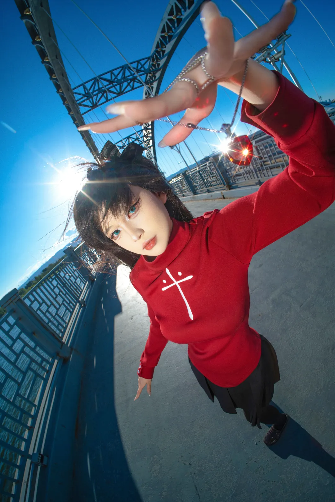 角色扮演, 二次元, 远坂凛cos, Fate/stay night, 红宝石 - 第1张