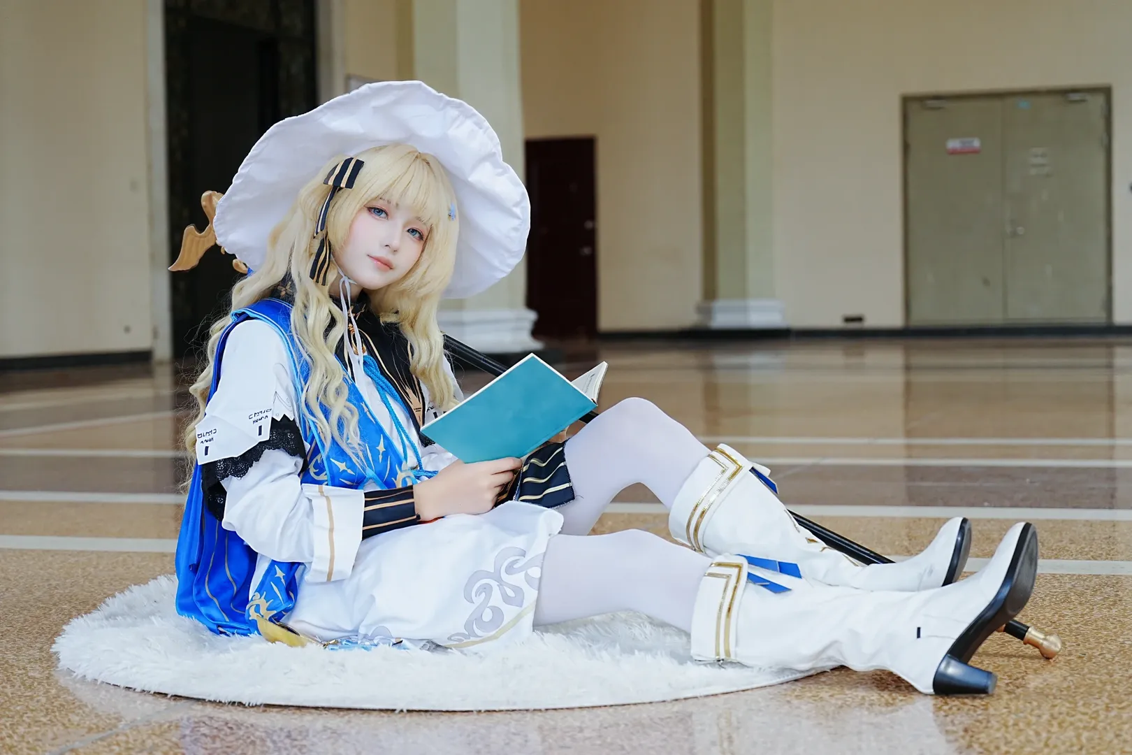 フィービー コスプレ, 鳴潮, コスプレ, 魔法の杖, ホワイトハット - 3枚目