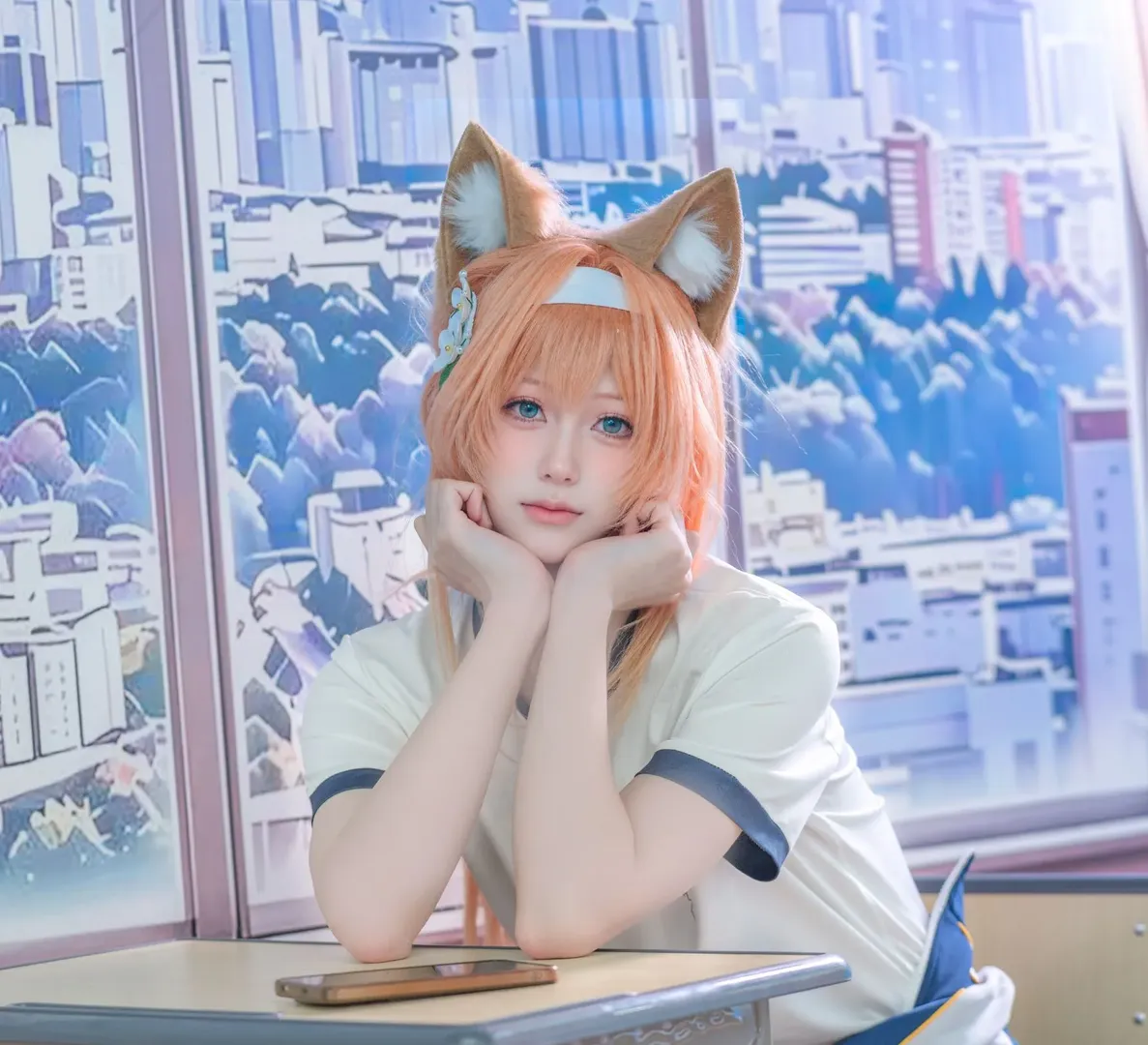 cosplay摄影, 二次元写真, 后期修图, 日式小清新, 亮调人像