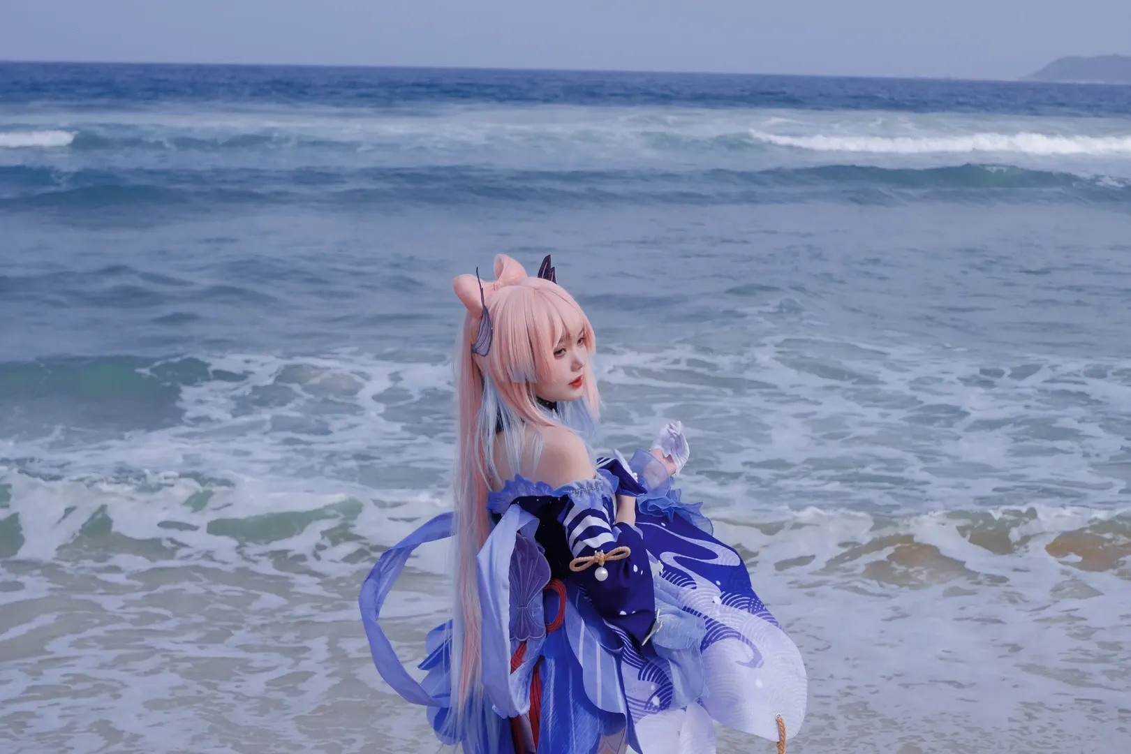 Cosplay, 原神, 海边摄影, 心海cos, 珊瑚宫心海 - 第3张