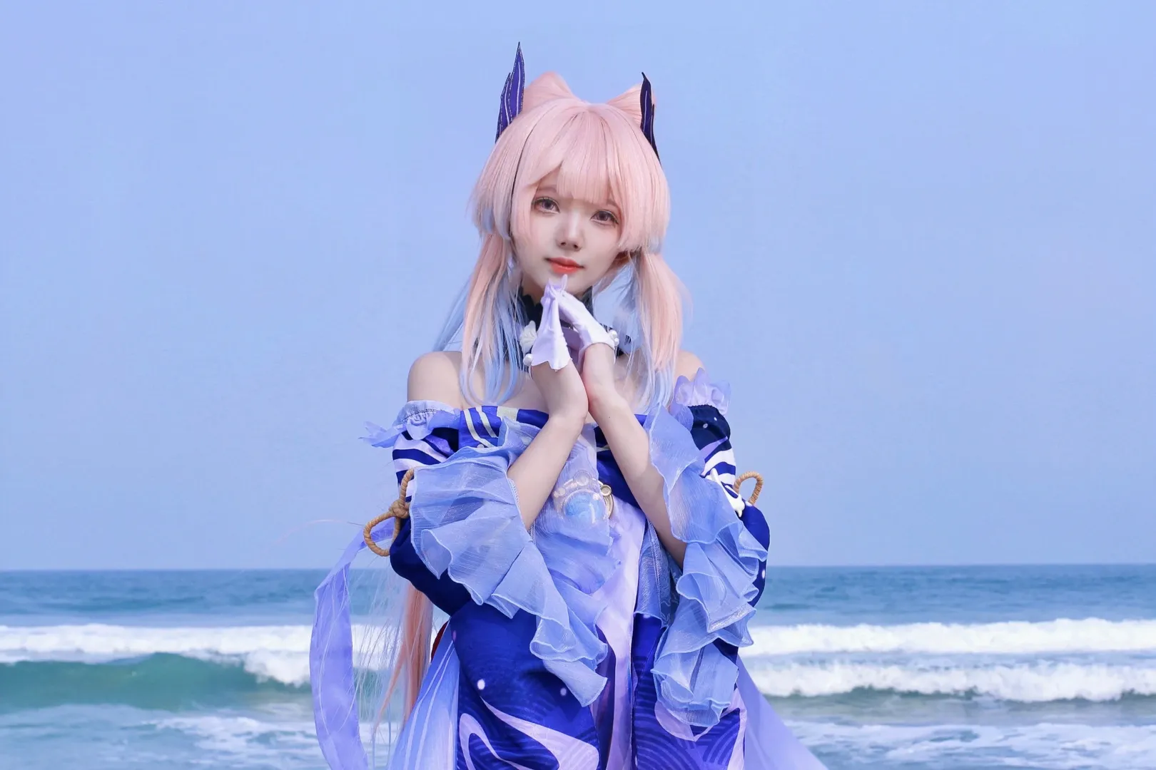 Cosplay, 原神, 海边摄影, 心海cos, 珊瑚宫心海 - 第5张