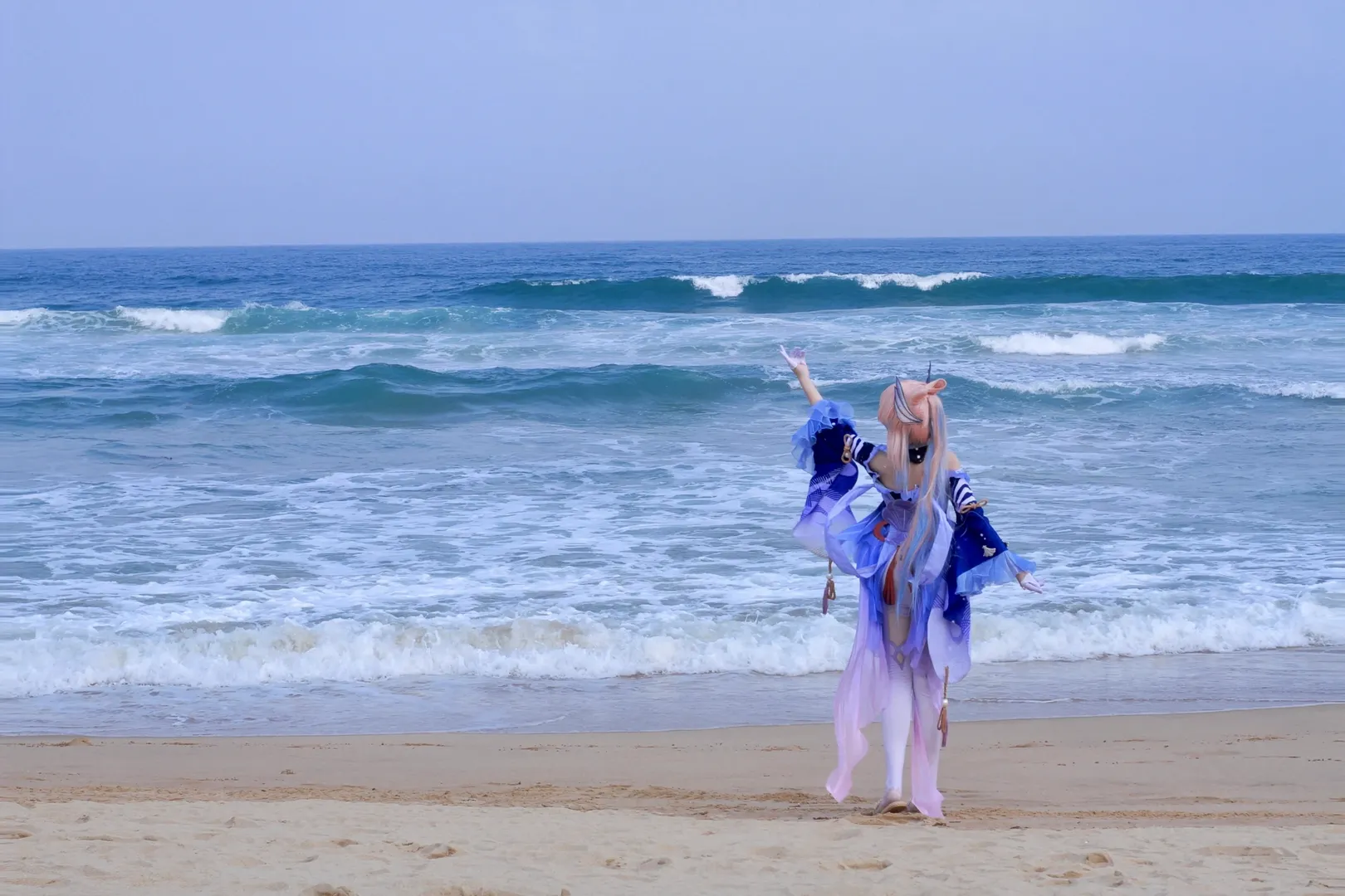 Cosplay, 原神, 海边摄影, 心海cos, 珊瑚宫心海 - 第6张