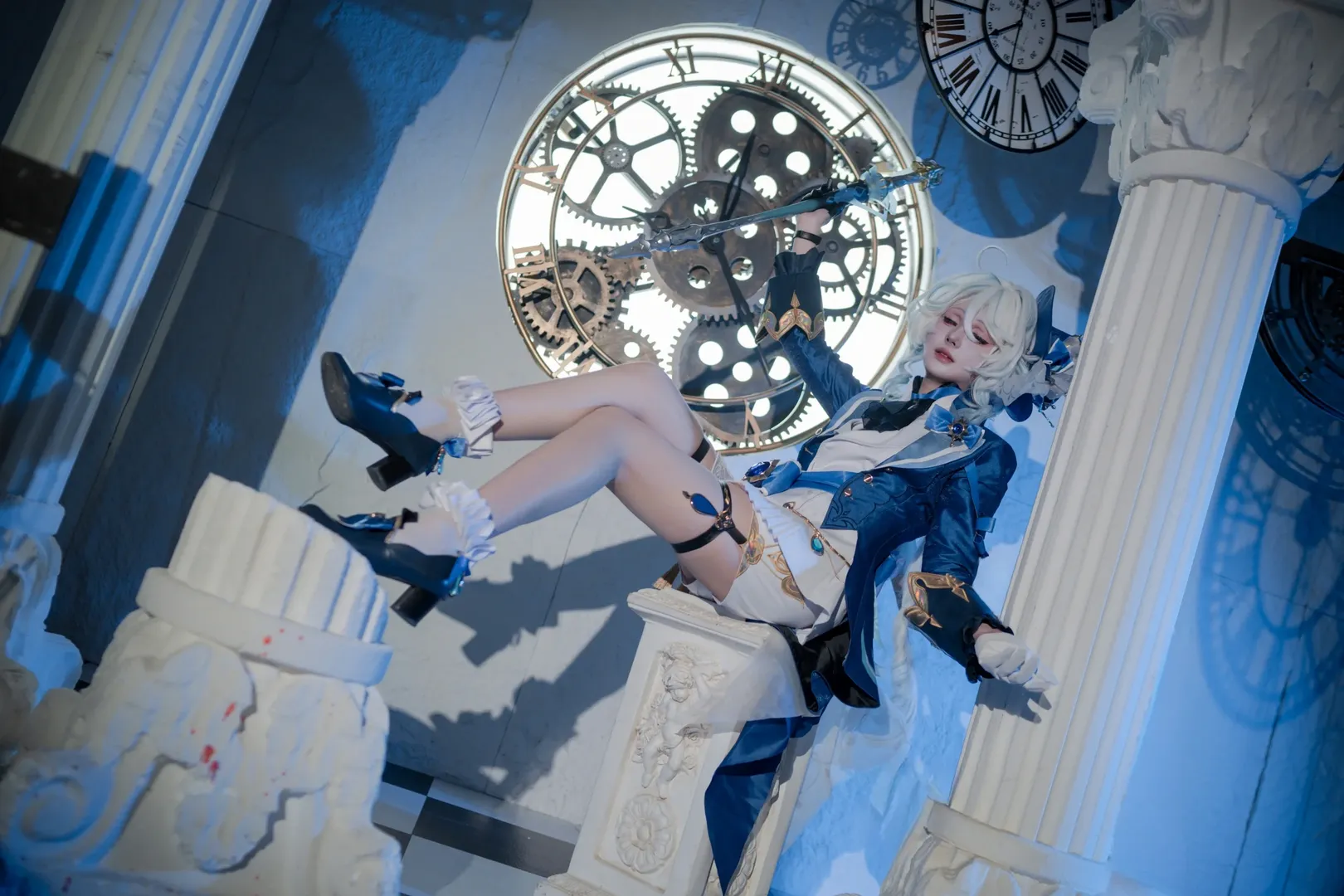 原神, 二次元摄影, 芙宁娜cos, 原神cosplay, 水神芙宁娜 - 第6张