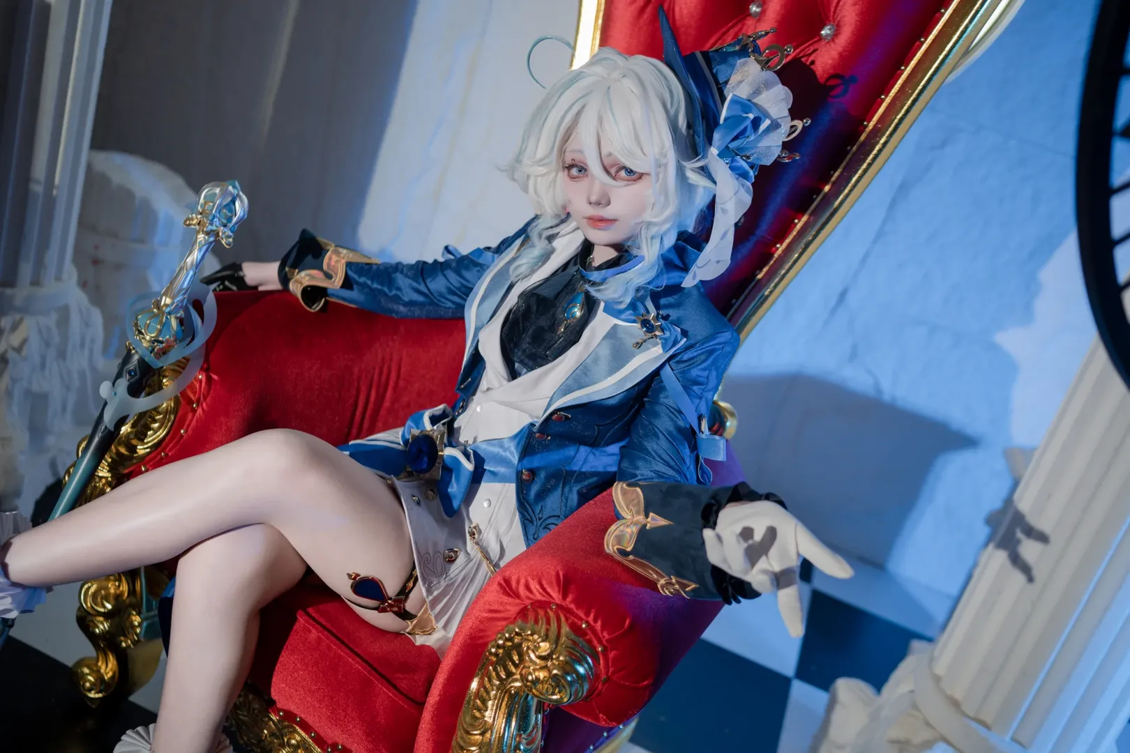 原神, 二次元摄影, 芙宁娜cos, 原神cosplay, 水神芙宁娜 - 第9张