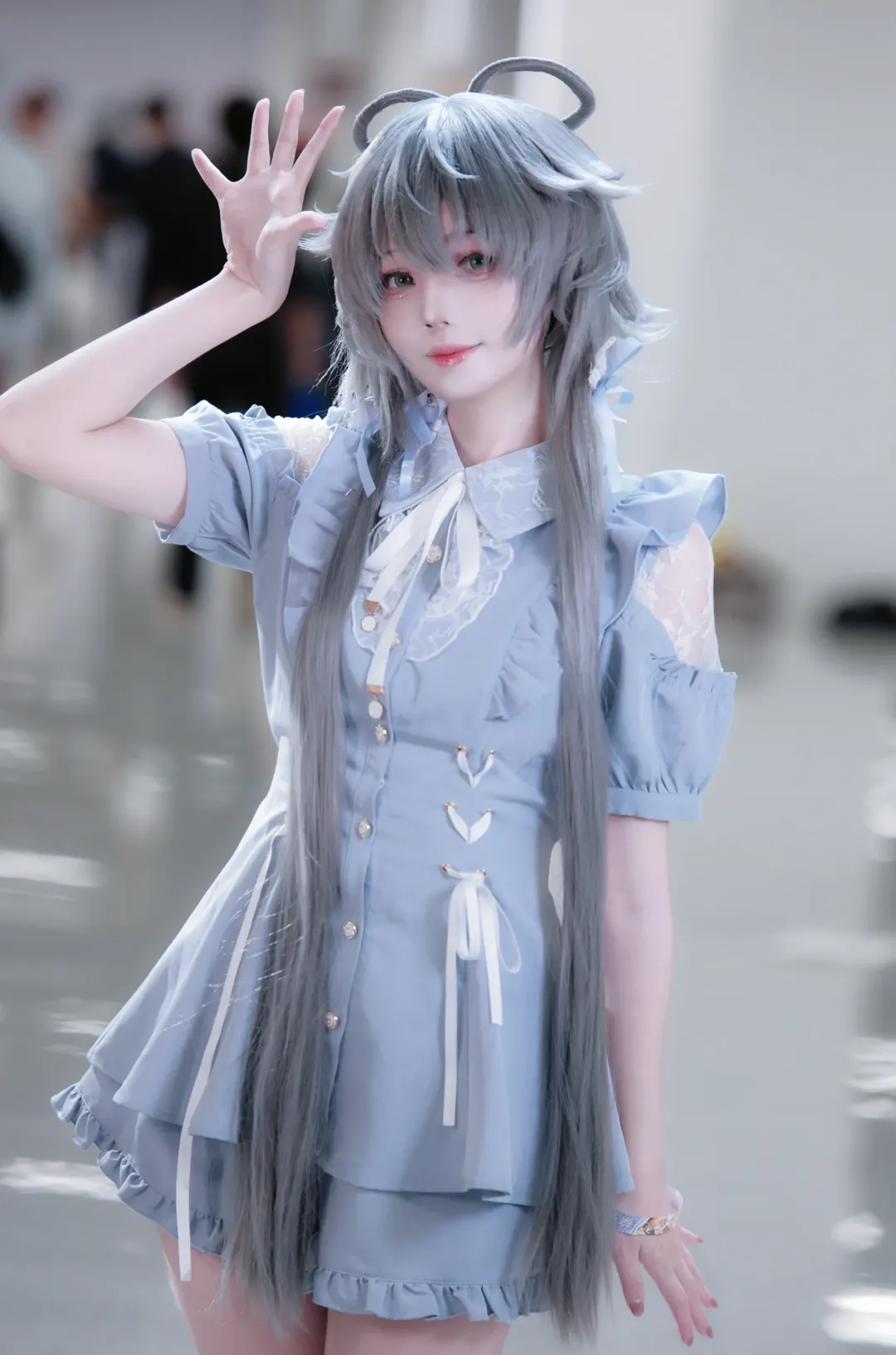 洛天依cos, Vsinger, 漫展cos, 自搭常服, 沉浸式体验展